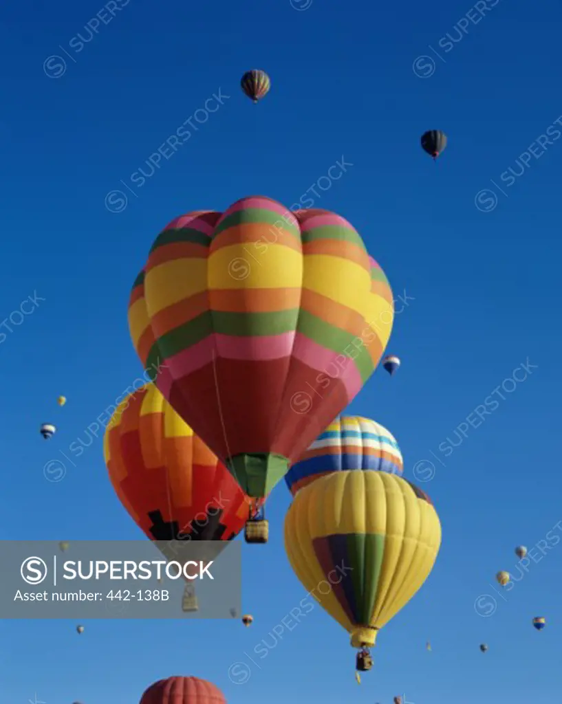 Hot air balloons at the Albuquerque International Balloon Fiesta, Albuquerque, New Mexico, USA