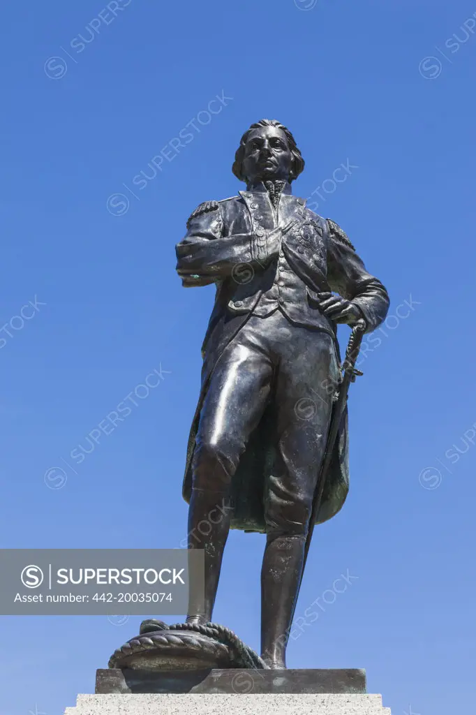 England,Hampshire,Portsmouth,Lord Nelson Statue