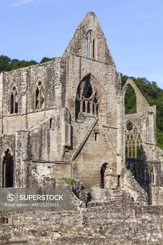 Wales, Monmouthshire, Tintern Abbey