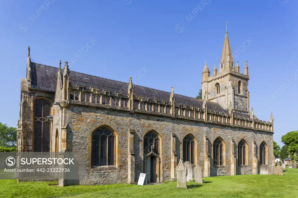 England, Worcestershire, Cotswolds, Evesham, Evesham Abbey, All Saints Church