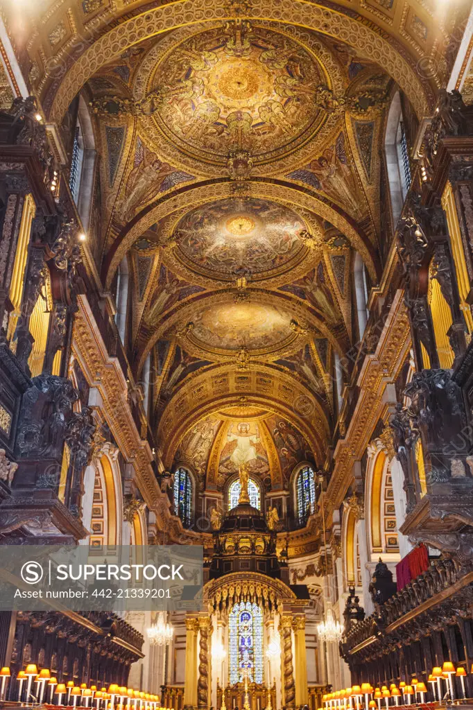 England, London, The City, St Paul's Cathedral, The Quire