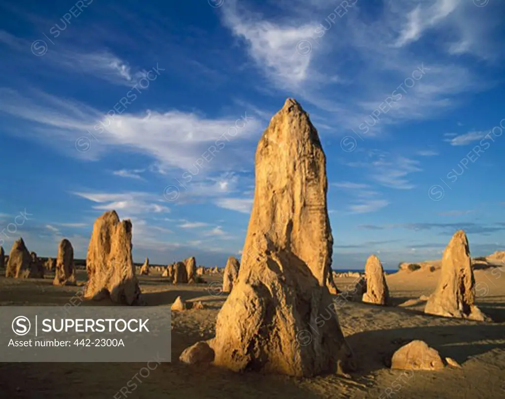Rocks in the desert, The Pinnacles, Nambung National Park, Australia