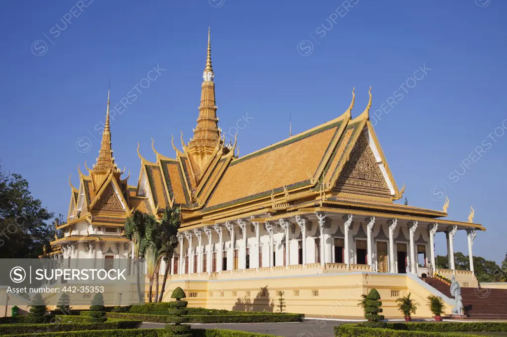 Throne Hall of a palace, Royal Palace, Phnom Penh, Cambodia