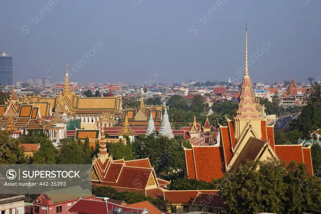 Buildings in a city, Phnom Penh, Cambodia