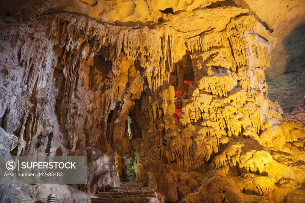 Cave, Sung Sot Cave, Ha Long Bay, Quang Ninh Province, Vietnam