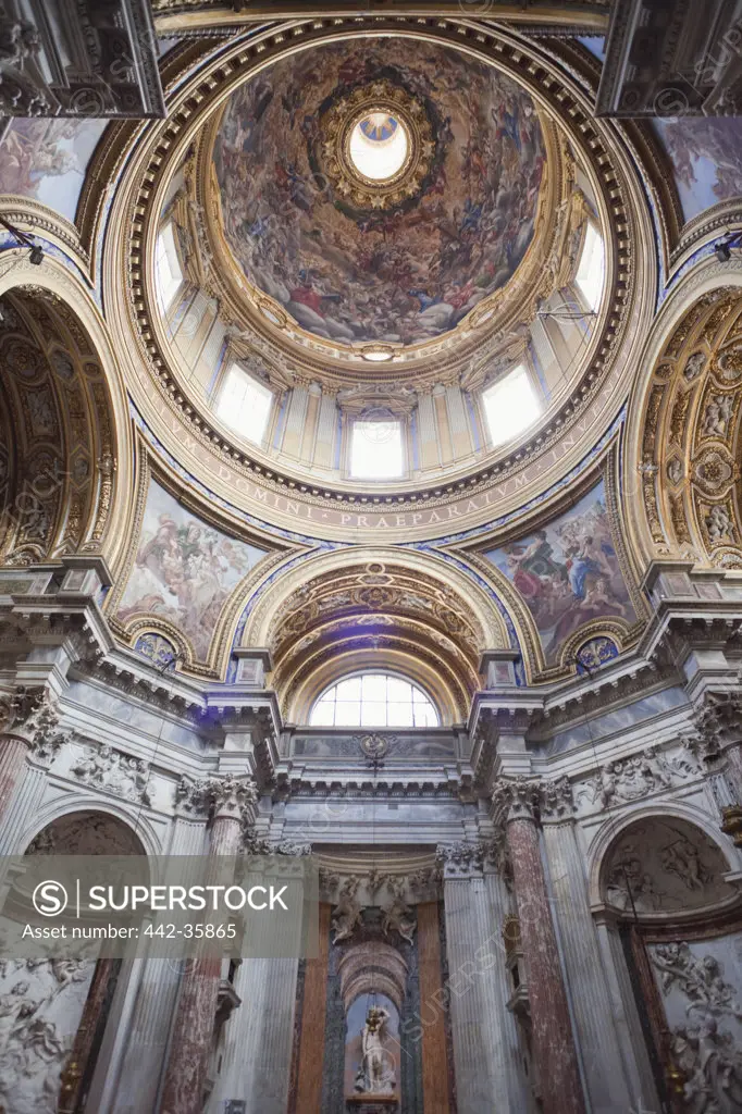 Italy, Rome, Interior of Sant'Agnese in Agone