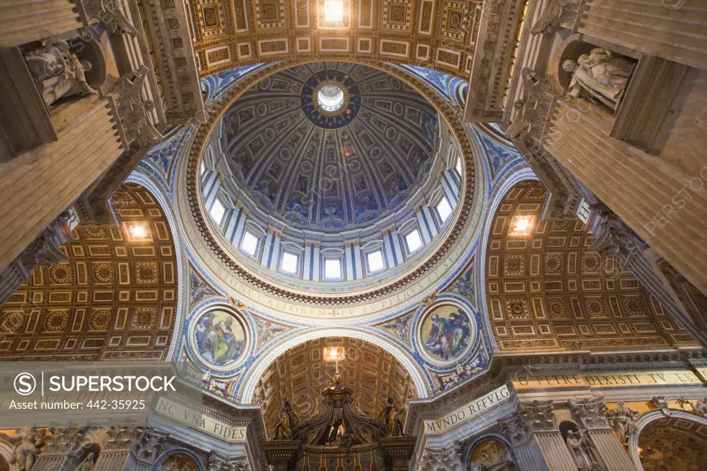 Italy, Rome, St. Peter's Basilica interior