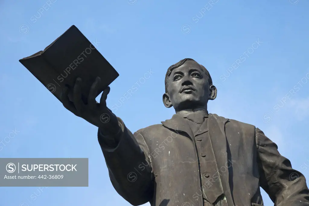Dr. Jose Rizal memorial statue, Fort Santiago, Intramuros, Manila, Philippines