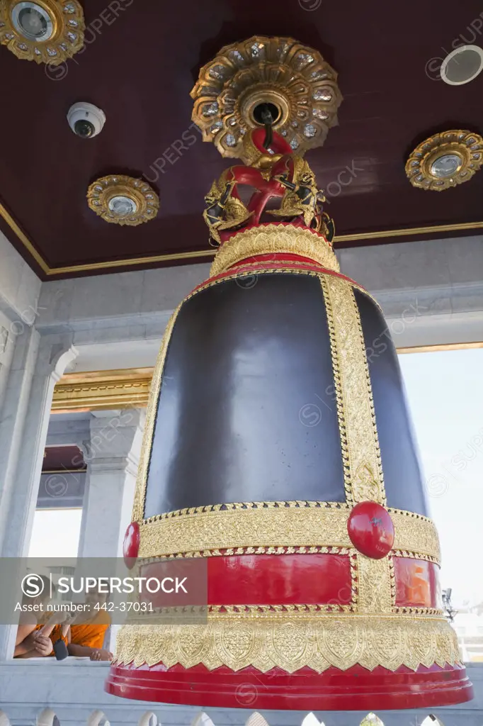 Temple bell in Wat Traimit (also known as the Golden Buddha Temple), Bangkok, Thailand
