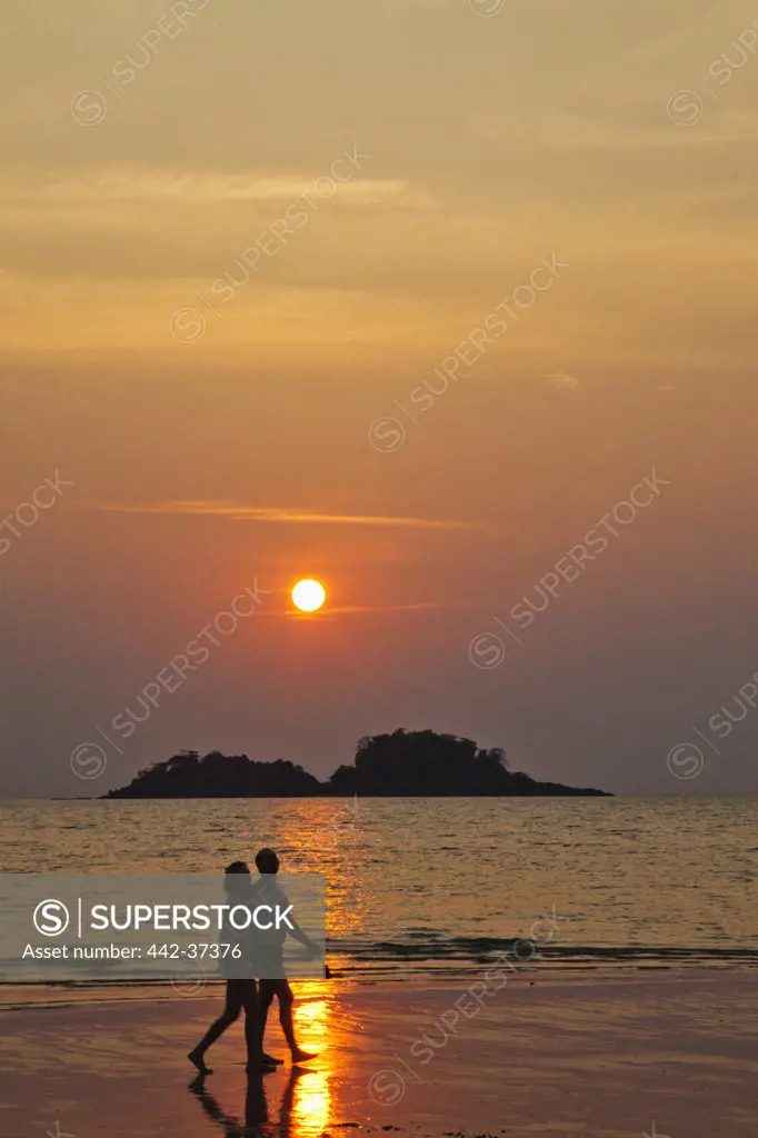 Thailand,Trat Province,Koh Chang,Klong Prao Beach,Sunset