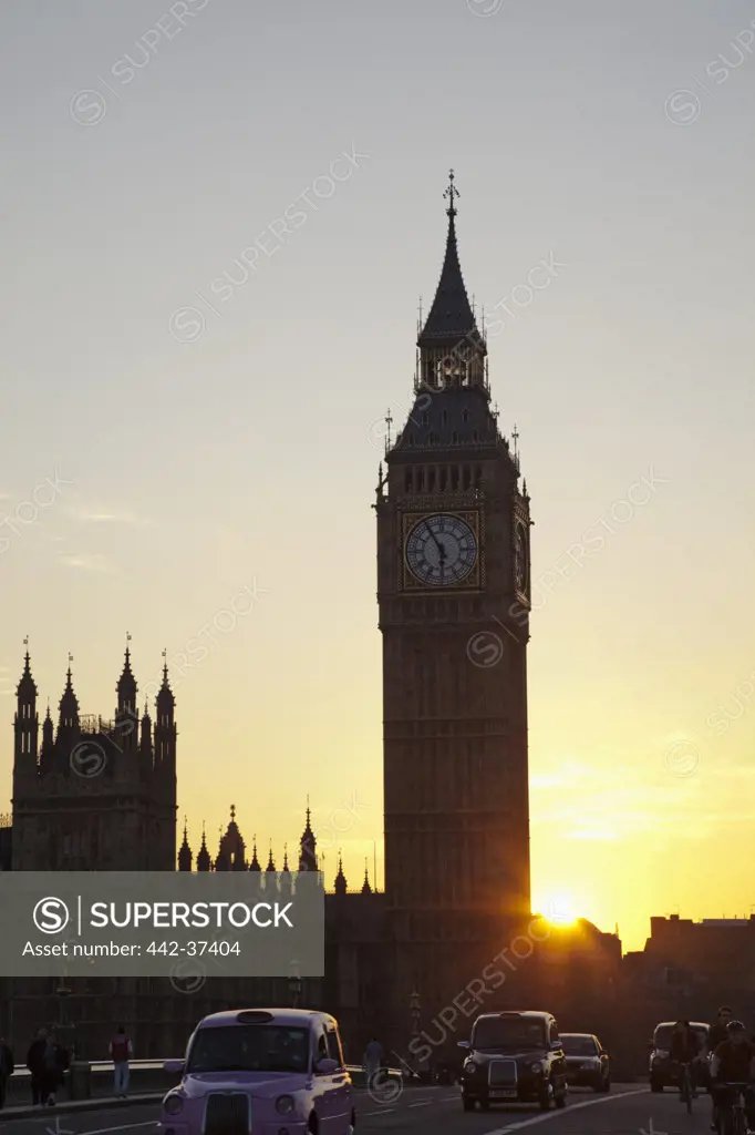 UK, London, Palace of Westminster and Big Ben