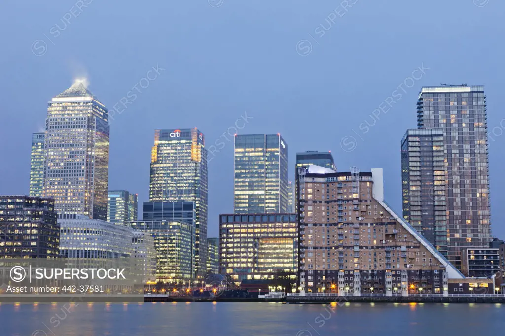 UK, London, Docklands, Canary Wharf