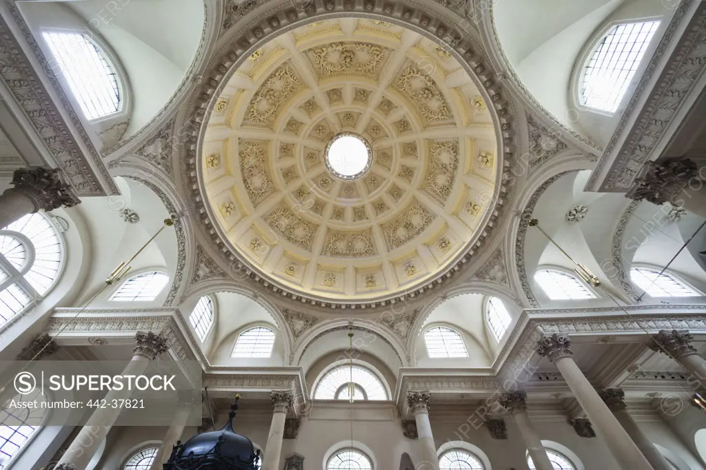 England,London,The City,St.Stephen Walbrook Church,The Dome