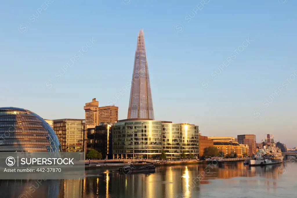 UK, England, London, Southwark, The Shard and More London Development