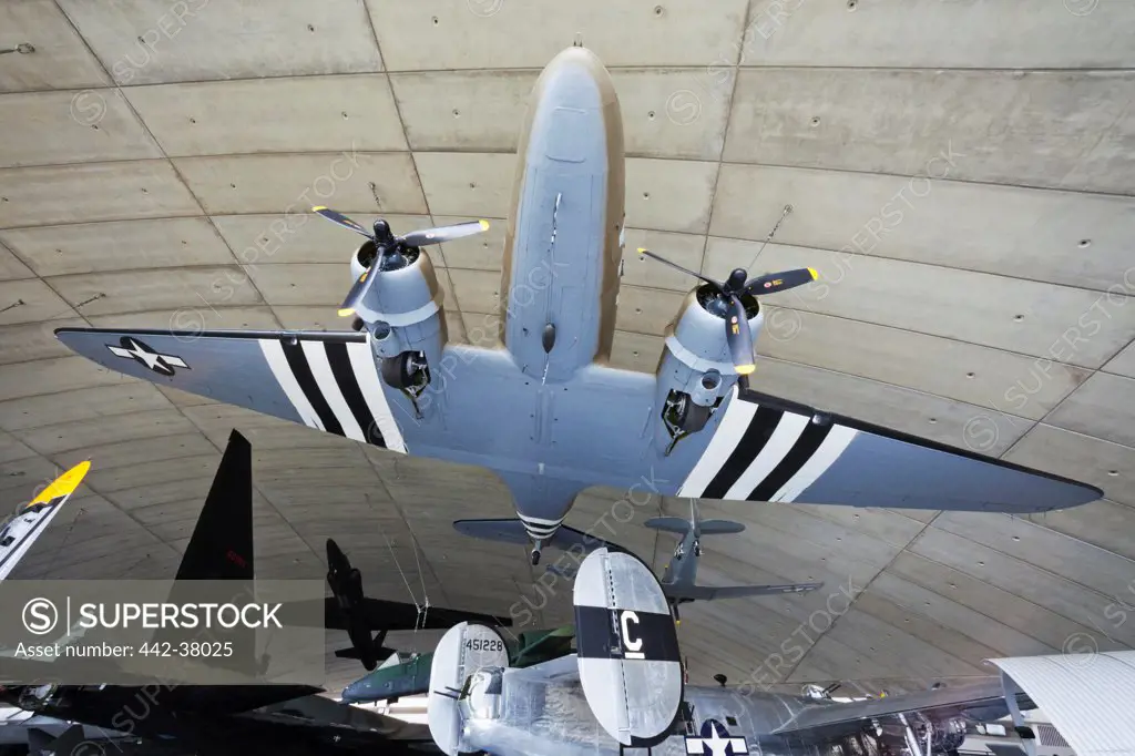 England, Cambridgeshire, Duxford, Imperial War Museum, Exhibit in American Air Museum