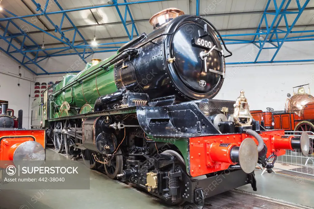 England, Yorkshire, York, The National Railway Museum, 1927, King Class Steam Locomotive named King George V