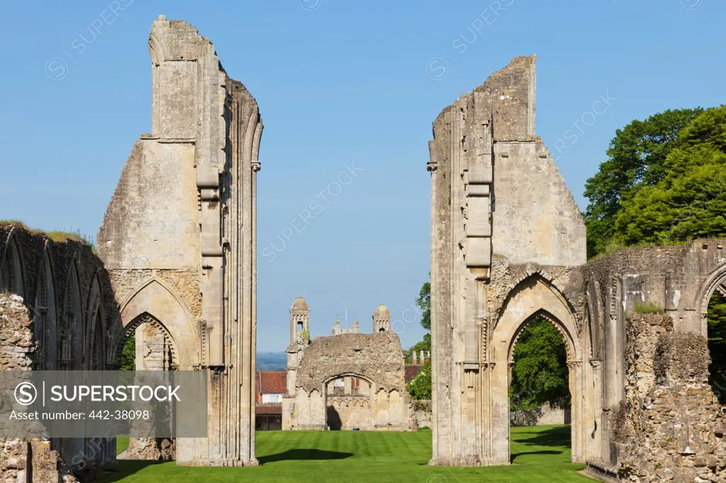 England, Somerset, Glastonbury, Glastonbury Abbey, The High Altar