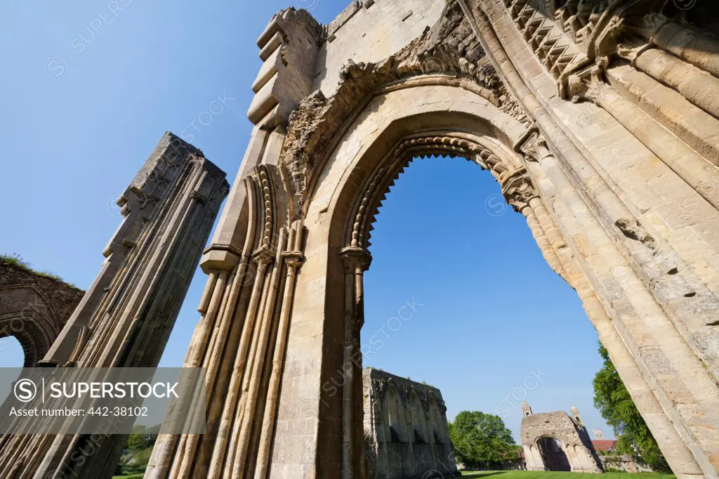 England, Somerset, Glastonbury, Glastonbury Abbey, The High Altar