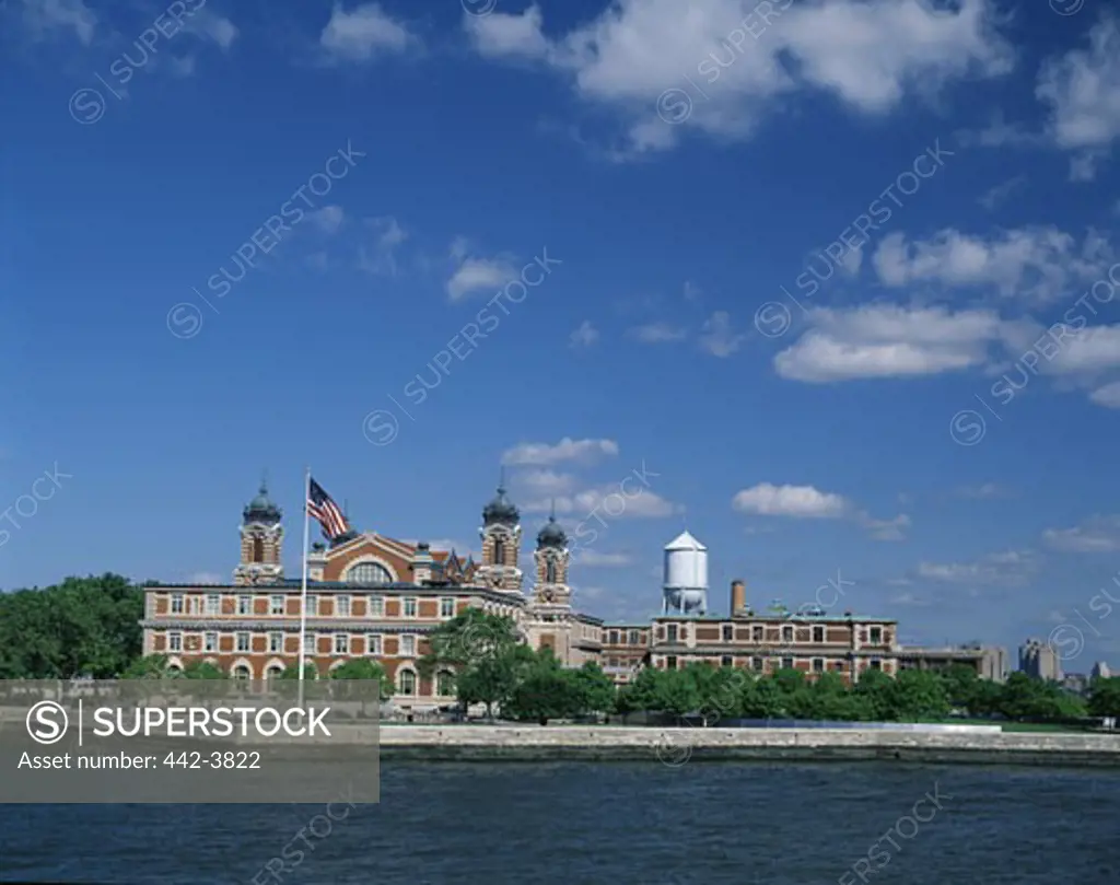 Museum on the waterfront, Ellis Island Immigration Museum, Ellis Island National Monument, New York City, New York, USA