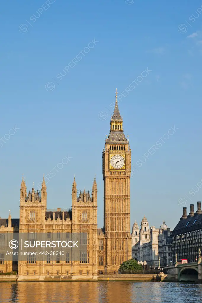 UK, London, Westminster, Big Ben and Houses of Parliament