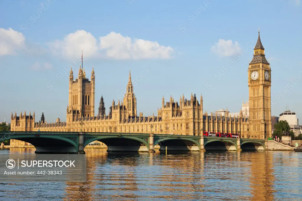 UK, London, Westminster, Big Ben and Houses of Parliament