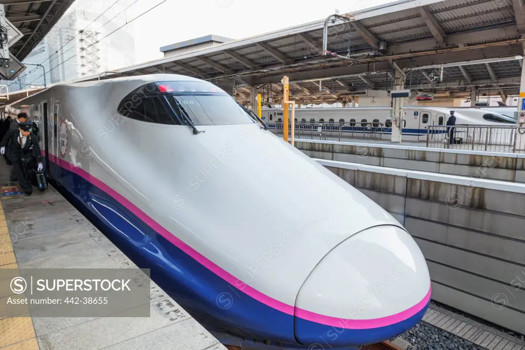 Japan, Honshu, Kanto, Tokyo, Tokyo Station, Shinkansen Bullet Train