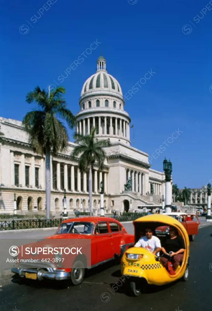 Facade of a building, Capitol Building, Havana, Cuba