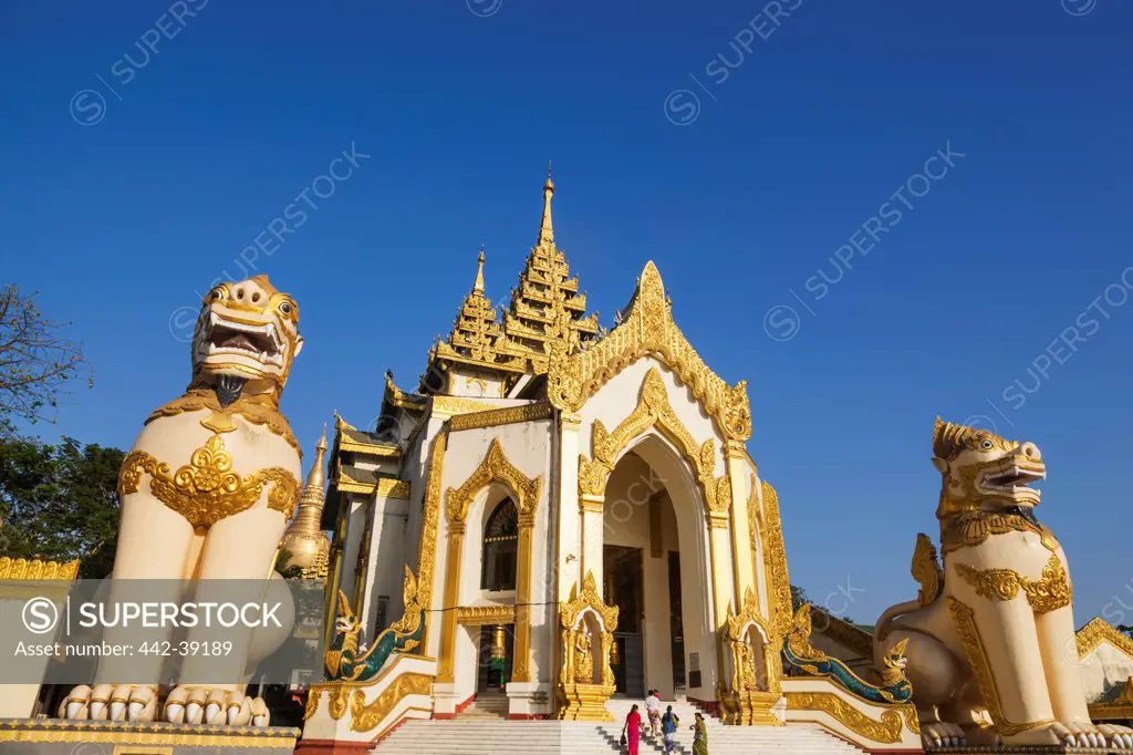 Entrance to the Shwedagon Pagoda, Yangon, Myanmar