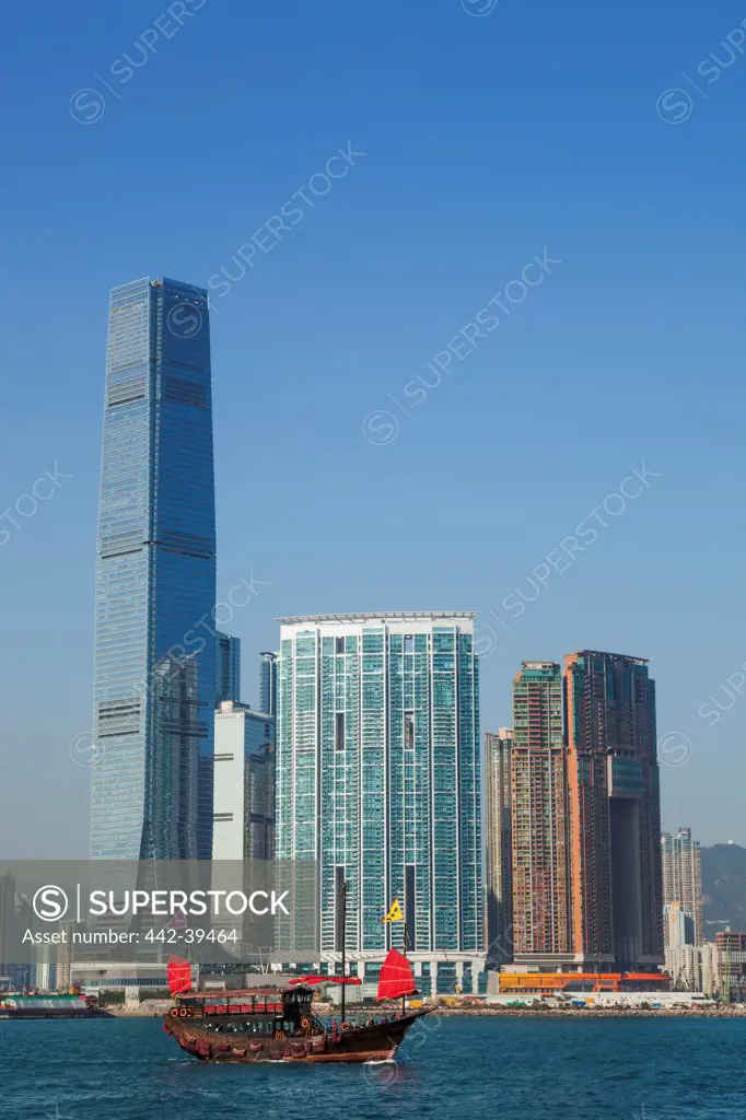 China, Hong Kong, Kowloon, Skyline