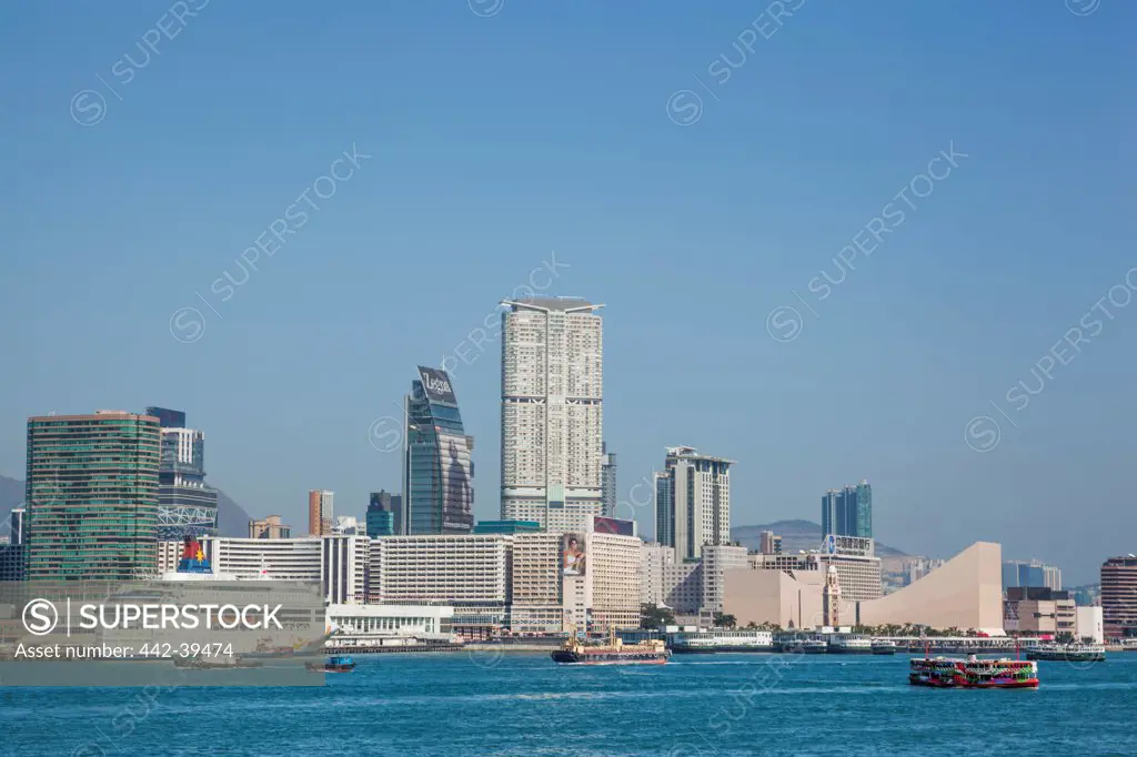 China, Hong Kong, Kowloon, Skyline