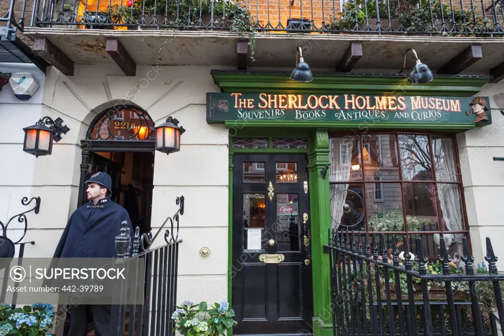 UK, England, London, 221B Baker Street, Sherlock Holmes Museum