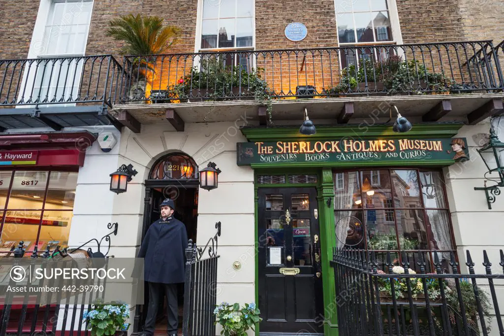 UK, England, London, 221B Baker Street, Sherlock Holmes Museum