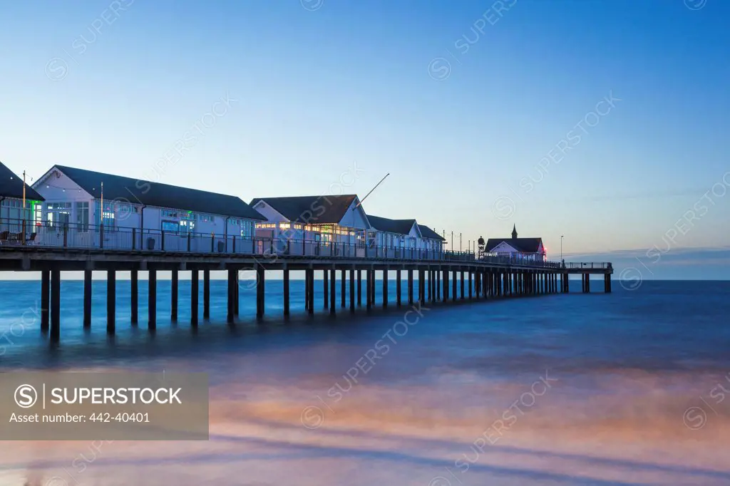 UK, England, Suffolk, Southwold, Southwold Pier