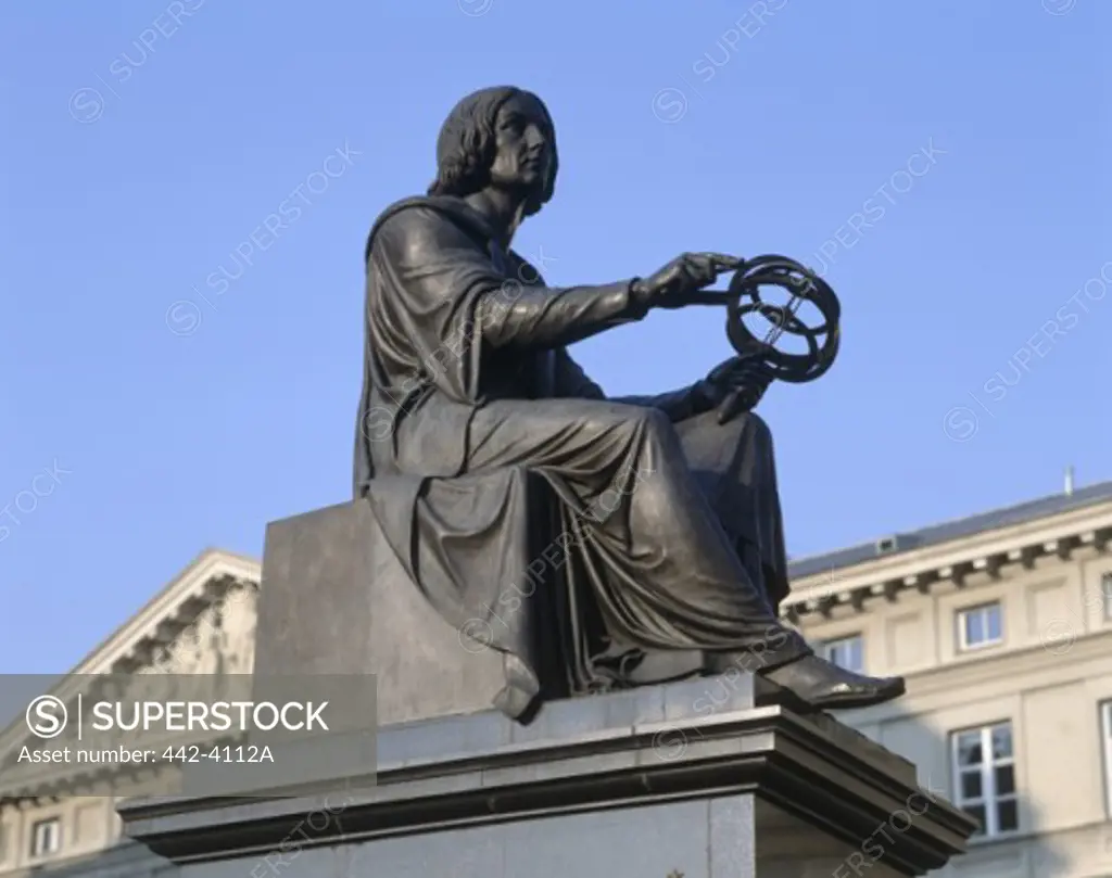 Nicolaus Copernicus Monument Warsaw Poland