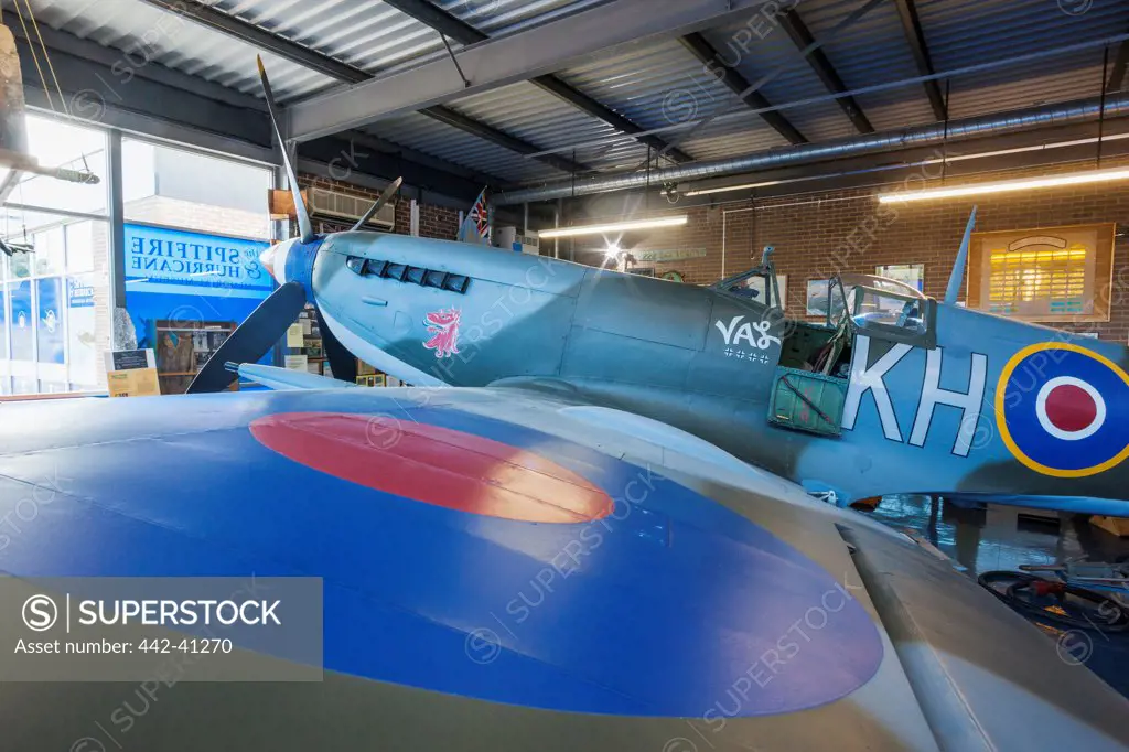 Supermarine Spitfire at RAF Manston Spitfire And Hurricane Memorial Museum, Kent, England