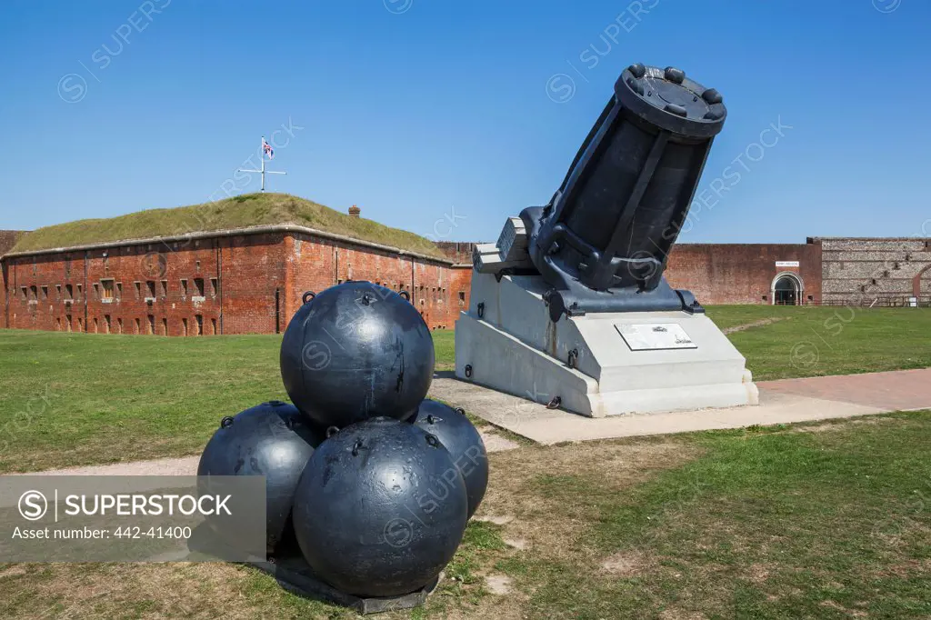 The Royal Armouries at the ground of a fort, Fort Nelson, Fareham, Hampshire, England
