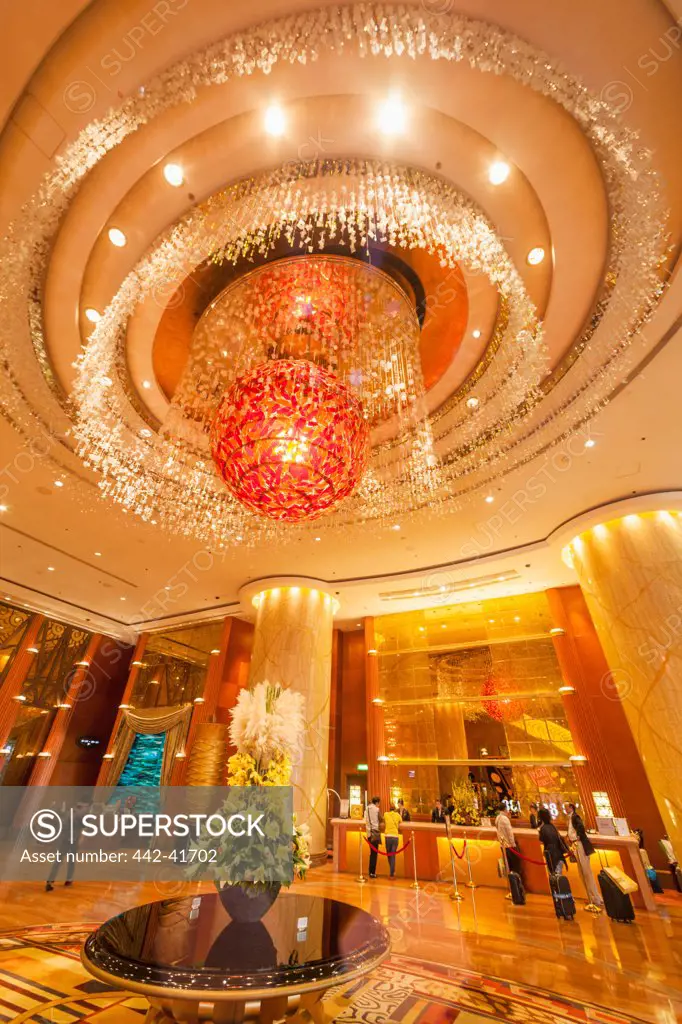 China, Macau, Star World Hotel and Casino, Hotel Lobby