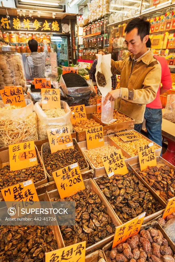 China, Macau, Chinese Dried Seafood Shop