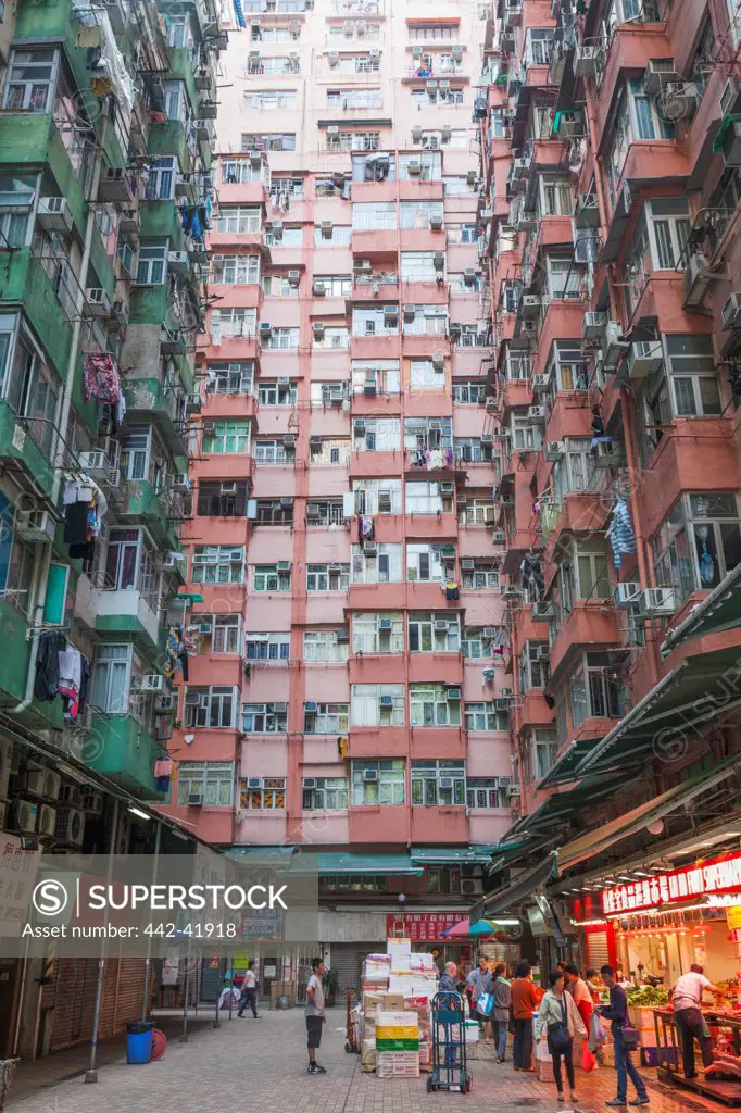 China, Hong Kong, Quarry Bay, Apartment Block