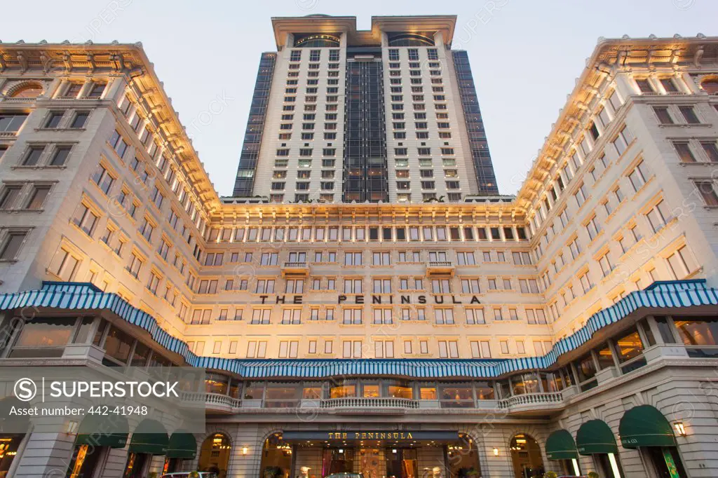 China, Hong Kong, Kowloon, Tsim Sha Tsui, Peninsula Hotel