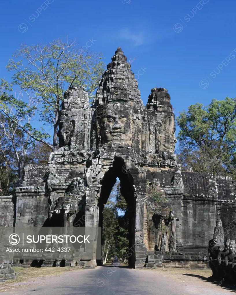 Ruins of a temple, Angkor Wat, Cambodia
