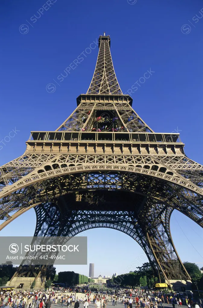 Low angle view of the Eiffel Tower, Paris, France