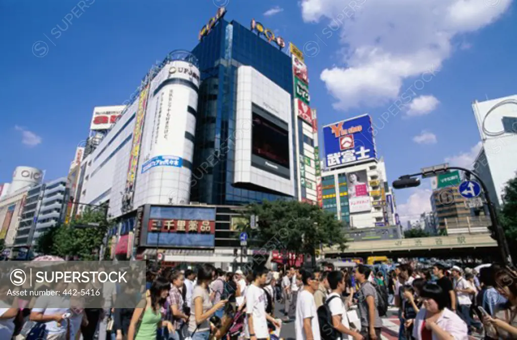 People crossing a street, Shibuya, Tokyo, Japan