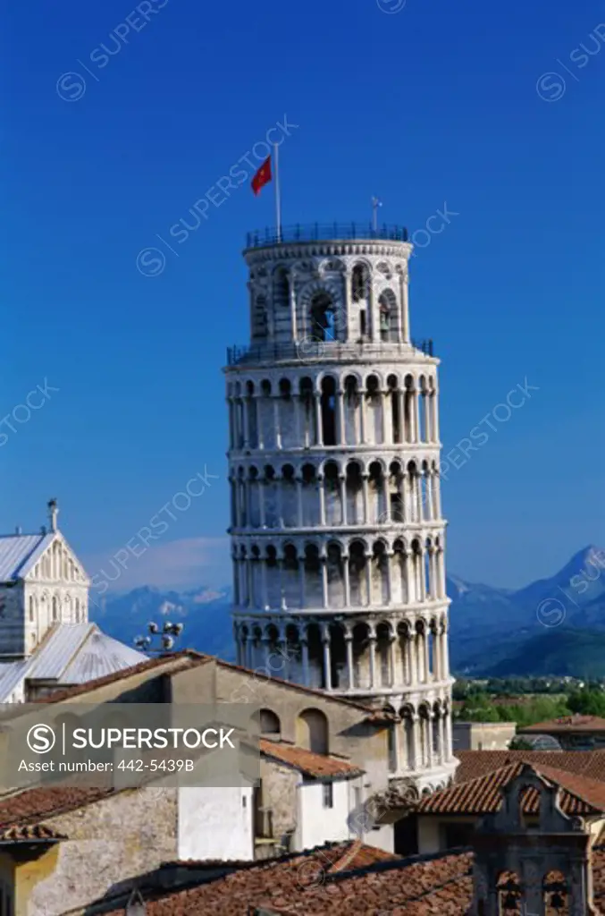 Tower in a city, Leaning Tower, Pisa, Italy
