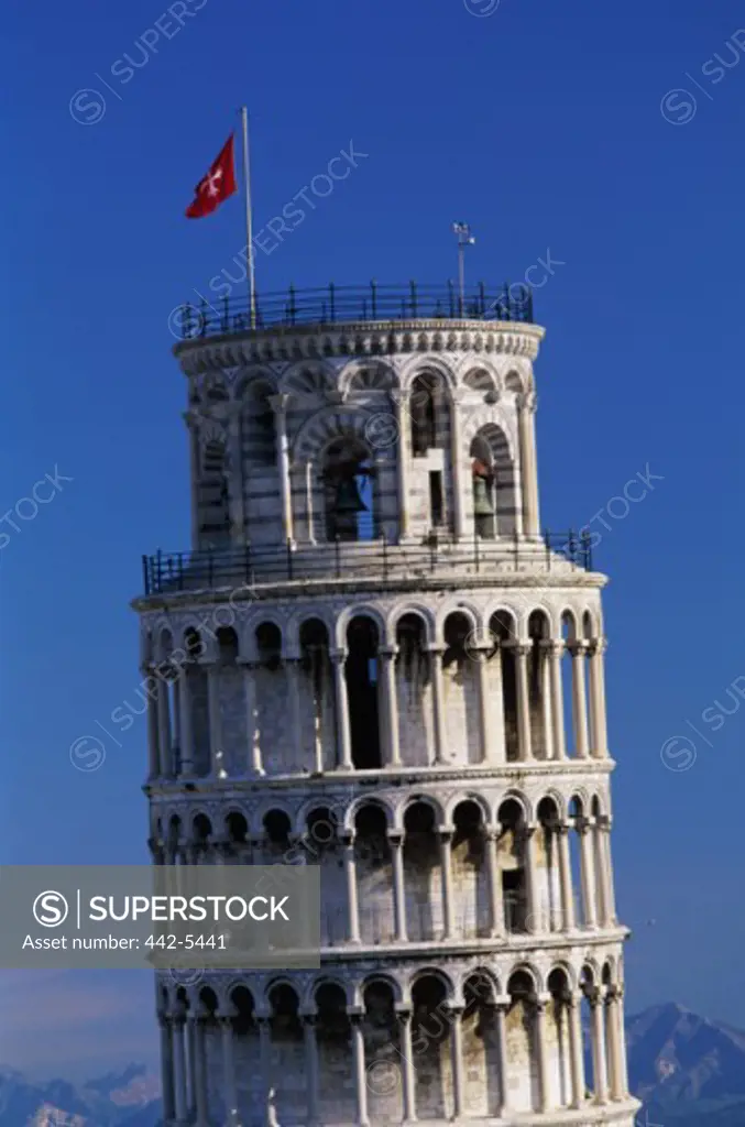 High section view of the Leaning Tower, Pisa, Italy