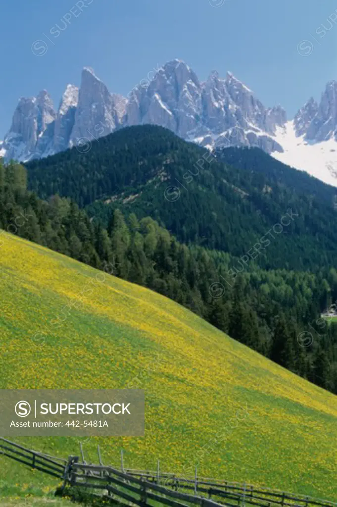Dolomite Mountains Funes Italy