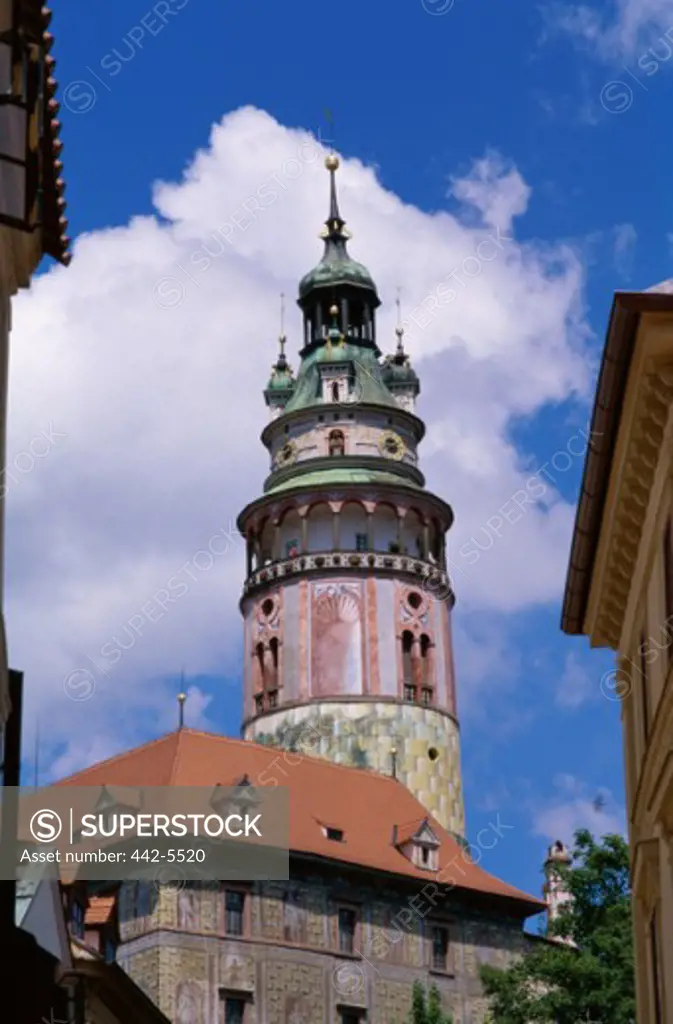 Building with a tower, Cesky Krumlov, Czech Republic