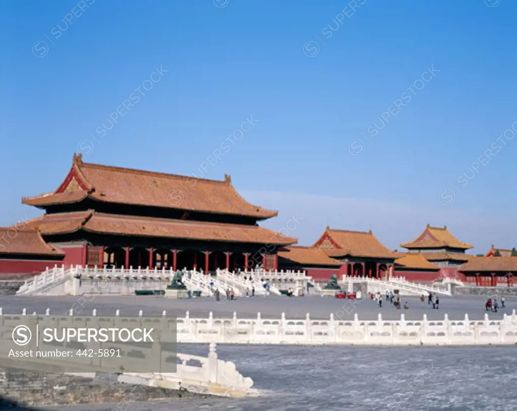 Low angle view of a palace, Palace Museum, Forbidden City, Beijing, China