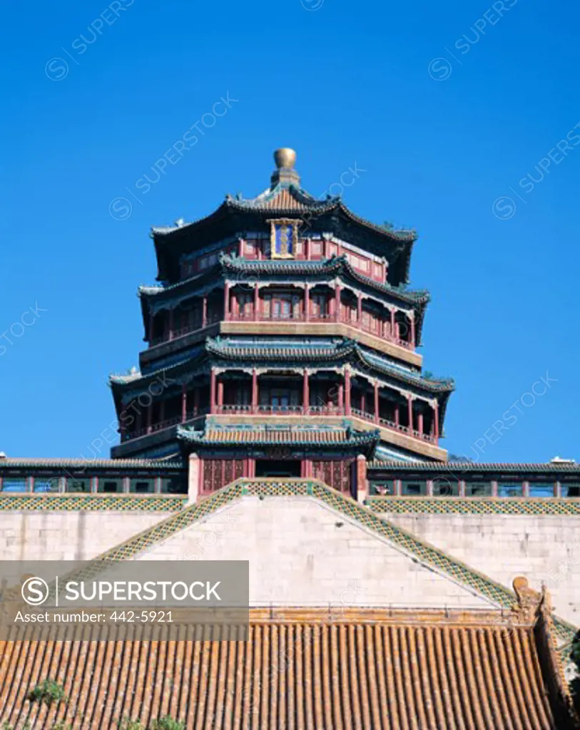 Low angle view of a building, Summer Palace, Beijing, China