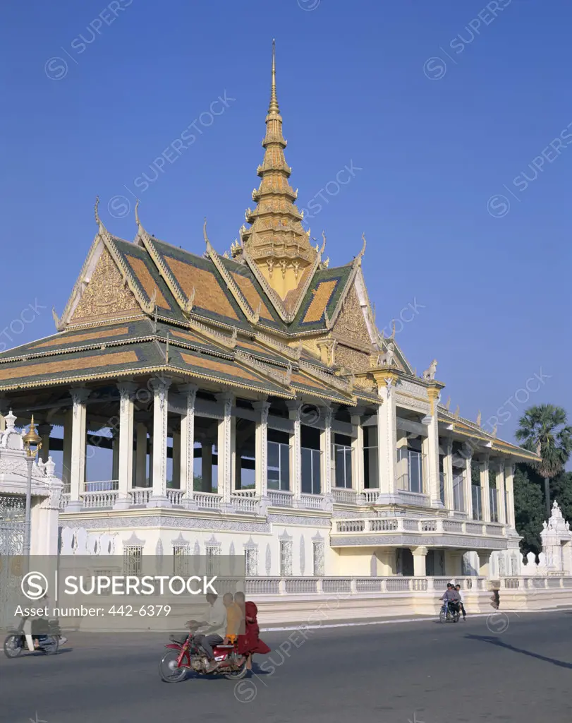 Facade of a pavilion, Chan Chaya Pavilion, Royal Palace, Phnom Penh, Cambodia